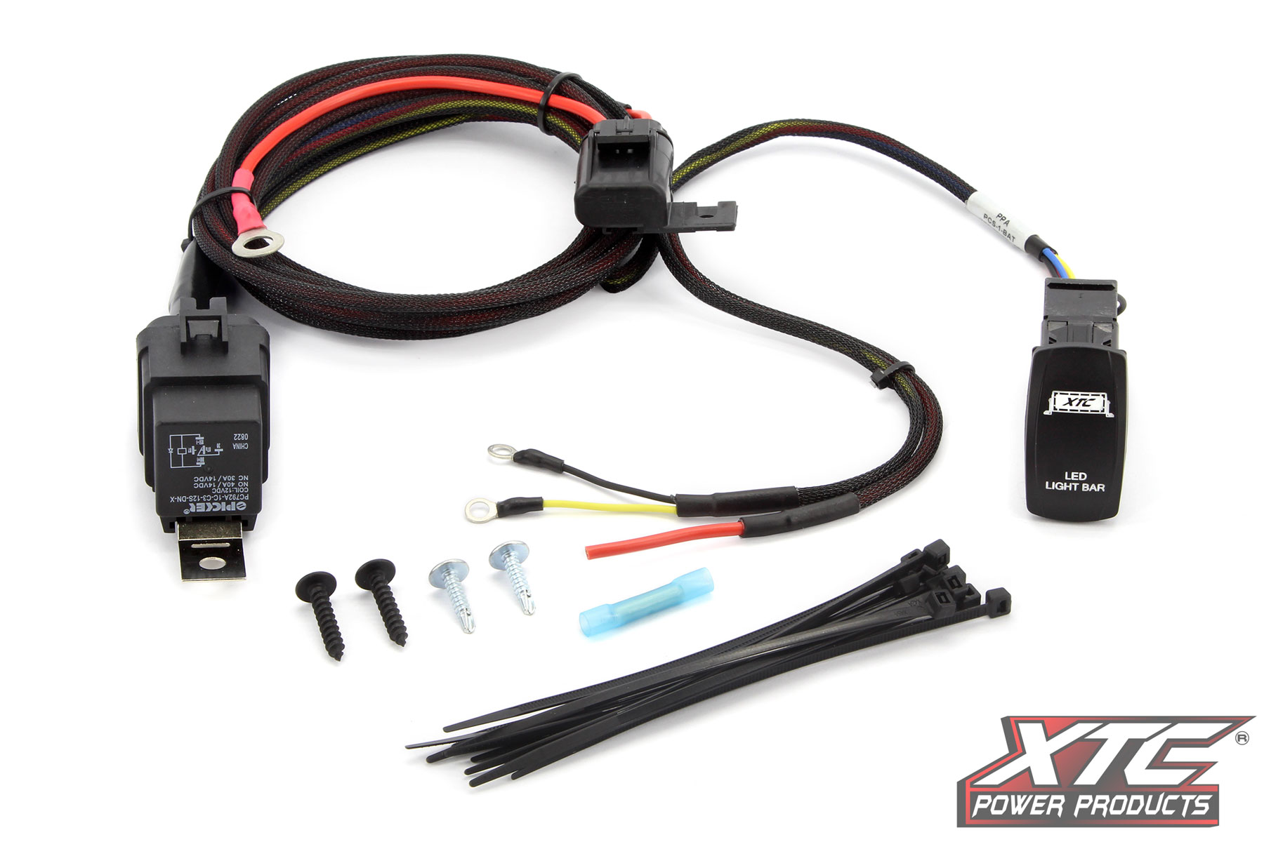 Single Switch High Power Harness Wires Direct to Battery